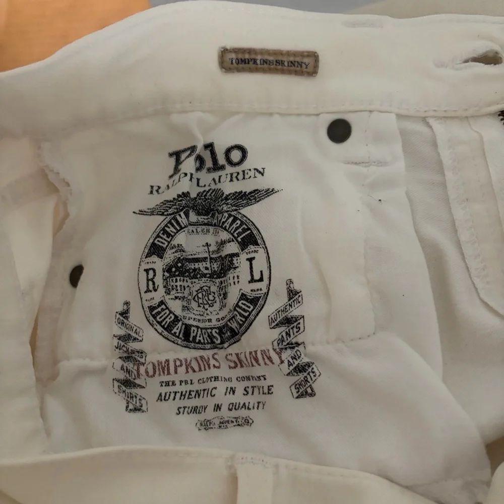 Ralph Lauren Polo Cream High-Rise Skinny Jeans - Picture 6 of 7